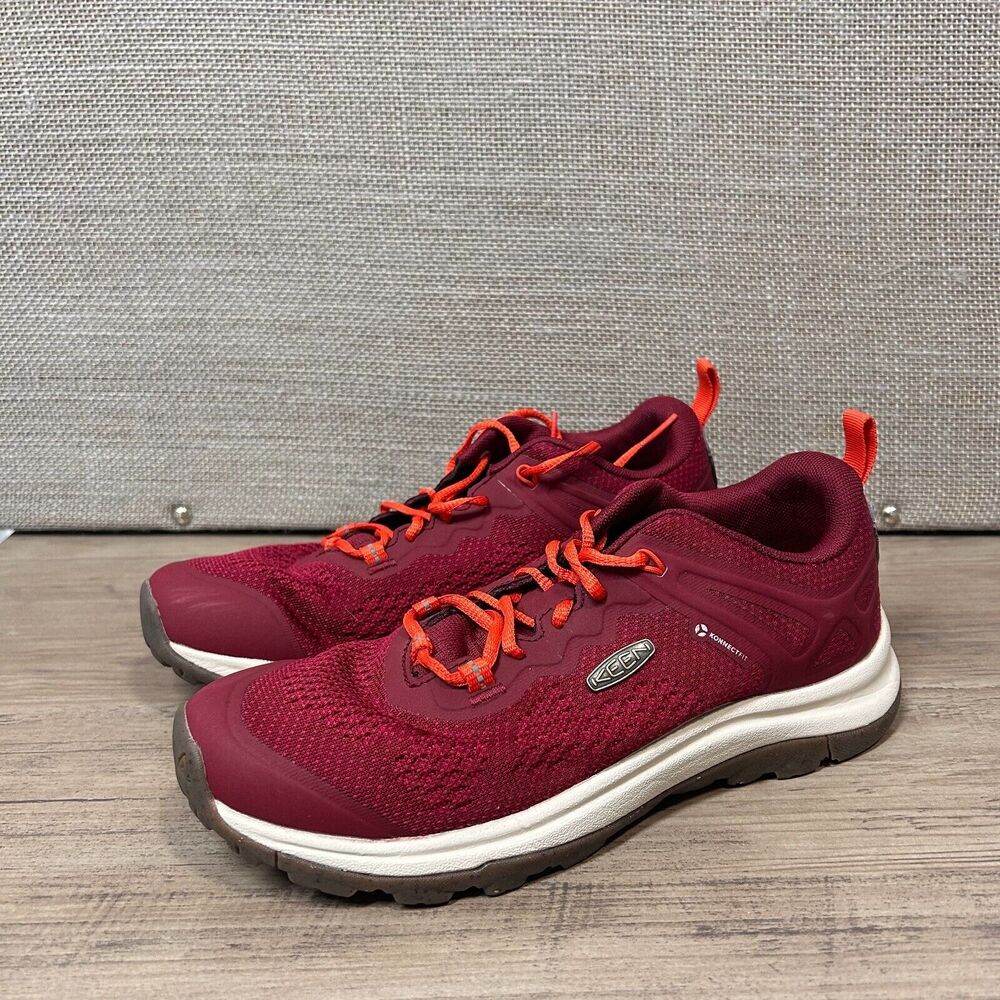 KEEN Women's Terradora II Vent Shoe Size 6.5 Rhubarb/Orange 1025433